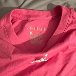 Jordan Kids Hot Pink Short Sleeve Tee